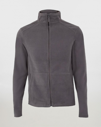 Unisex fleece ζακέτα, Mukua,MK610V-Perth, DARK GREY