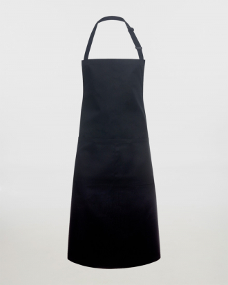 Ολόσωμη ποδιά με 2 μπροστινές τσέπες (75x90), Karlowsky, Bib Apron Basic BLS5, ΜΑΥΡΟ