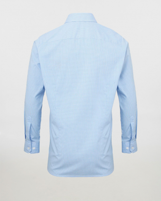 Ανδρικό πουκάμισο μακρυμάνικο, Premier, PR220, LIGHT BLUE/WHITE