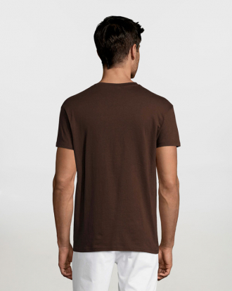 Unisex t-shirt, 100% βαμβάκι 150g/m², σε 43 χρώματα Sols, Regent-11380, CHOCOLATE