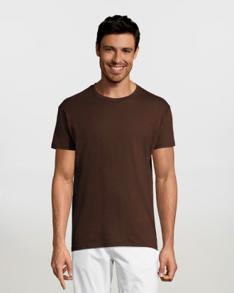 Unisex t-shirt, 100% βαμβάκι 150g/m², σε 43 χρώματα Sols, Regent-11380, CHOCOLATE
