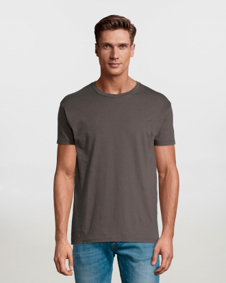 Unisex t-shirt, 100% βαμβάκι 150g/m², σε 43 χρώματα Sols, Regent-11380, DARK GREY