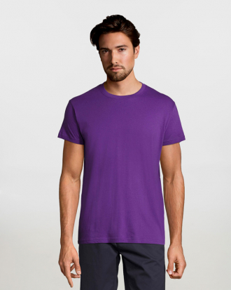 Unisex t-shirt, 100% βαμβάκι 150g/m², σε 43 χρώματα Sols, Regent-11380, DARK PURPLE