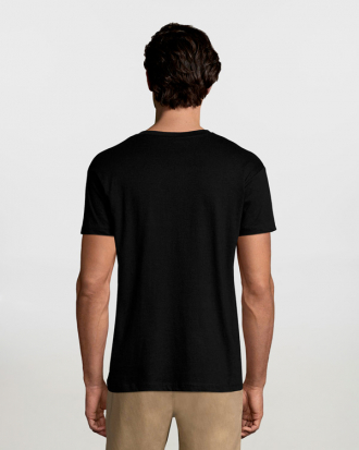 Unisex t-shirt, 100% βαμβάκι 150g/m², σε 43 χρώματα Sols, Regent-11380, DEEP BLACK