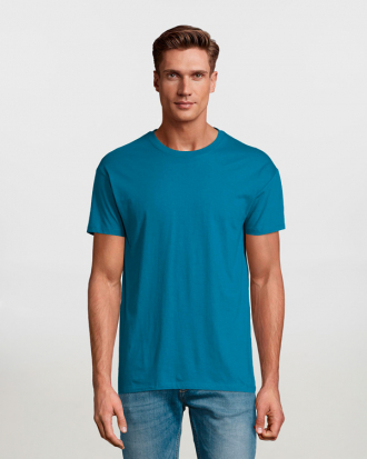Unisex t-shirt, 100% βαμβάκι 150g/m², σε 43 χρώματα Sols, Regent-11380, DUCK BLUE