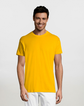 Unisex t-shirt, 100% βαμβάκι 150g/m², σε 43 χρώματα Sols, Regent-11380, GOLD