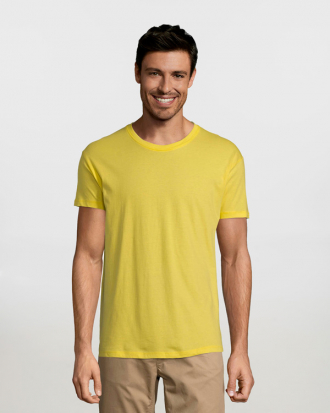 Unisex t-shirt, 100% βαμβάκι 150g/m², σε 43 χρώματα Sols, Regent-11380, LEMON