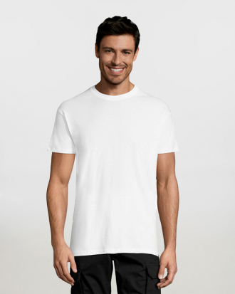 Unisex t-shirt, 100% βαμβάκι 150g/m², σε 43 χρώματα Sols, Regent-11380, WHITE