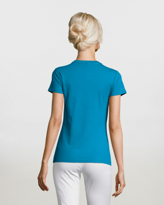 Γυναικείο t-shirt, σε 29 χρώματα Sols, Regent-01825, AQUA