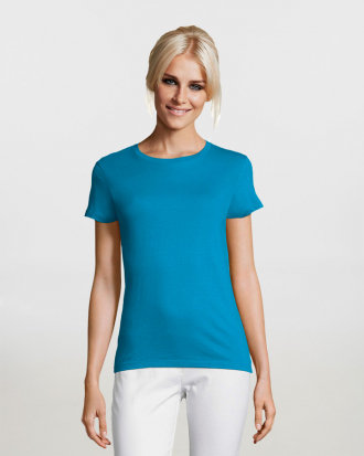 Γυναικείο t-shirt, σε 29 χρώματα Sols, Regent-01825, AQUA