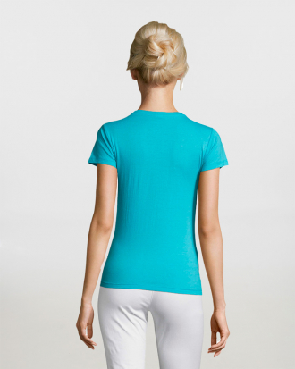 Γυναικείο t-shirt, σε 29 χρώματα Sols, Regent-01825, ATOLL BLUE