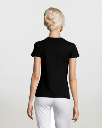 Γυναικείο t-shirt, σε 29 χρώματα Sols, Regent women-01825, DEEP BLACK