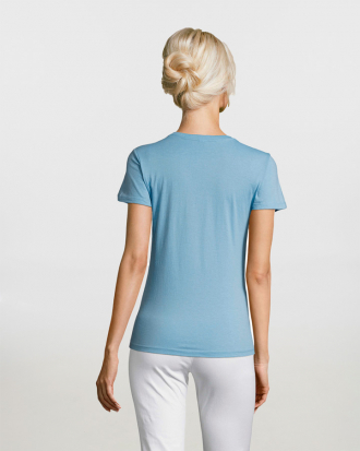 Γυναικείο t-shirt, σε 29 χρώματα Sols, Regent women-01825, SKY BLUE