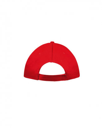 Καπέλο πεντάφυλλο τζόκεϊ Sol’s, Sunny-88110, RED