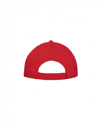 Καπέλο πεντάφυλλο τζόκεϊ Sol’s, Sunny-88110, RED/WHITE