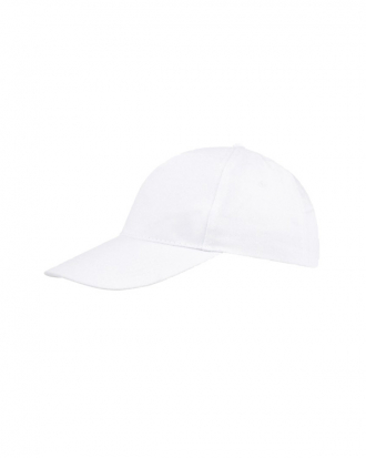 Καπέλο πεντάφυλλο τζόκεϊ Sol’s, Sunny-88110, WHITE