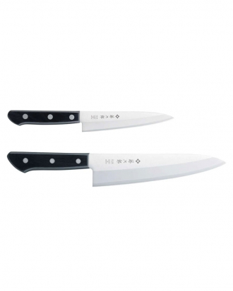 Σετ μαχαιριών 2 τμχ σε συσκευασία δώρου Tojiro Basic, Tojiro TBS-210, ΜΑΥΡΟ