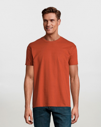 Unisex t-shirt, 100% βαμβάκι 190g/m², σε 46 χρώματα  Sols, Imperial-11500, TERRACOTTA