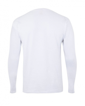 T-shirt unisex μακρυμάνικο 155, Mukua, Paradise-156W, WHITE