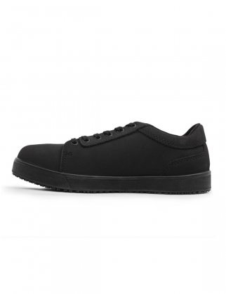 Δερμάτινο παπούτσι, αντιολισθητικό και ανατομικό, σε χρώμα μαύρο, Sanita, UMAMI-905001, ΜΑΥΡΟ