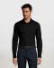Ανδρικό μακρυμάνικο ελαστικό πουκάμισο Sols, Blake Men-01426, BLACK