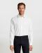 Ανδρικό μακρυμάνικο ελαστικό πουκάμισο Sols, Blake Men-01426, WHITE