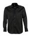 Ανδρικό μακρυμάνικο stretch πουκάμισο Sols, Brighton-17000, BLACK
