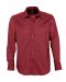 Ανδρικό μακρυμάνικο stretch πουκάμισο Sols, Brighton-17000, CARDINAL RED