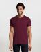 Unisex t-shirt, 100% βαμβάκι 190g/m², σε 46 χρώματα  Sols, Imperial-11500, BURGUNDY