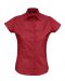 Γυναικείο κοντομάνικο stretch πουκάμισο Sols, Excess-17020, CARDINAL RED